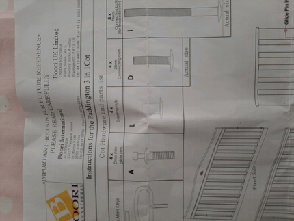boori drop side glide pins